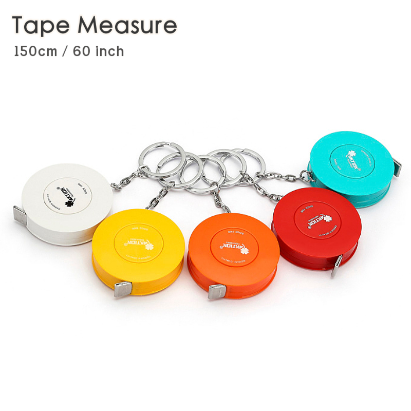 Sewing Gauge Ruler - 1 PCS เทปวัด150ซม./60นิ้ว Push ปุ่มวัดหดสำหรับจักรเย็บผ้าอุปกรณ์เสริม Double-Side