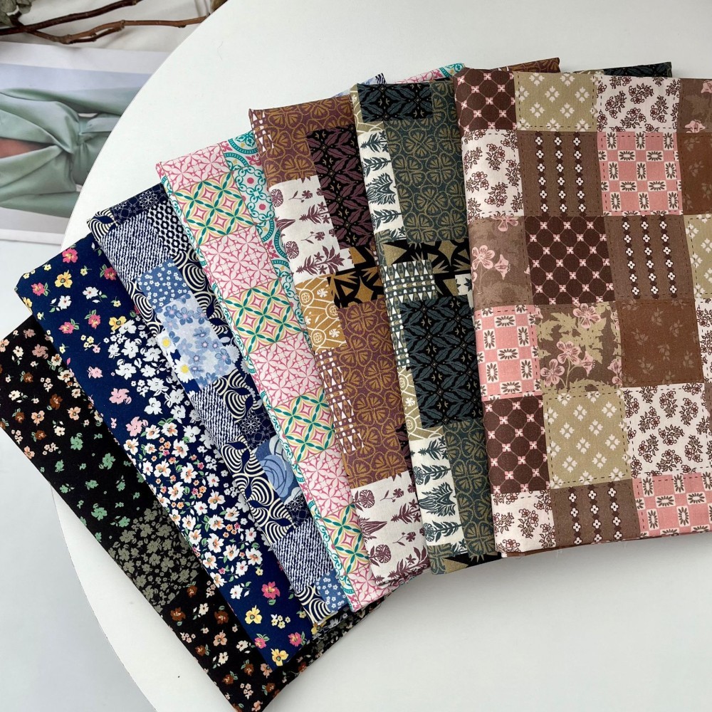 Sewing Gauge Ruler - ผ้าฝ้าย 100% 60 เส้น ป๊อปลิน พิมพ์ลายสไตล์ชาติพันธุ์