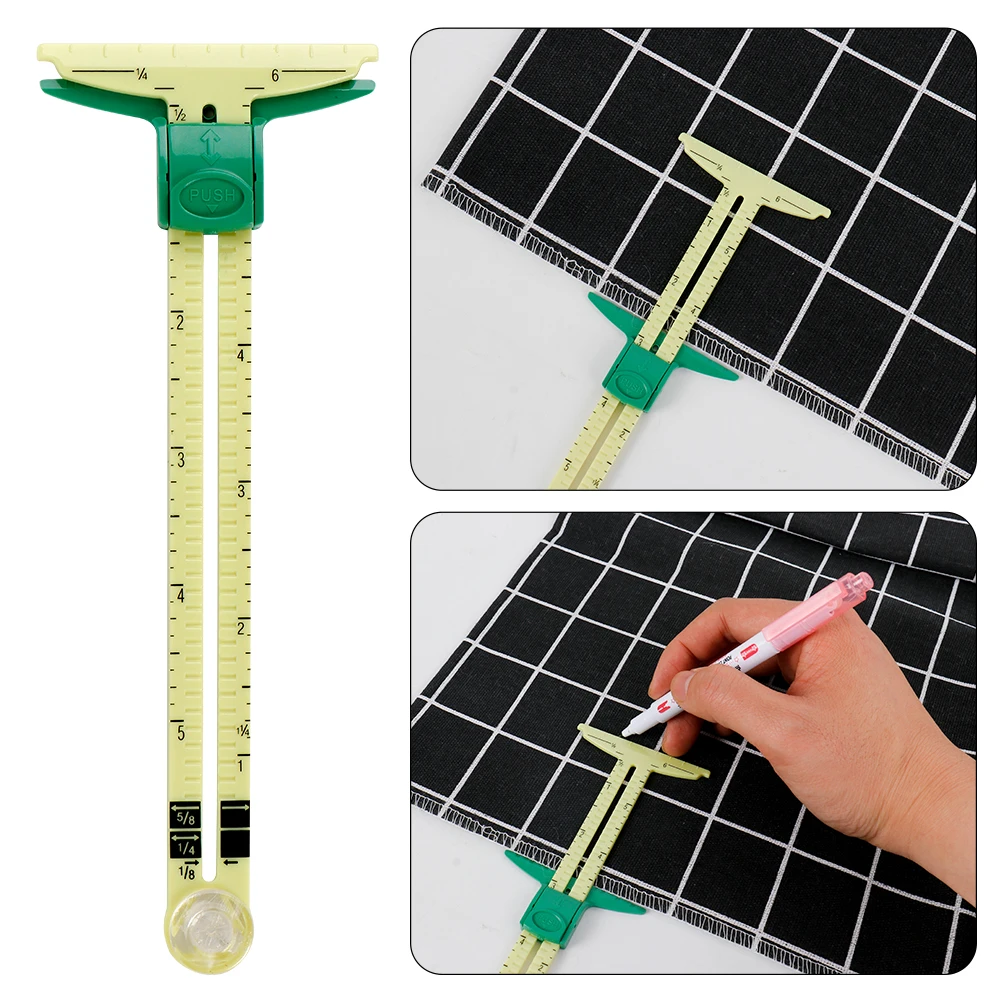 ไม้บรรทัดวัดตะเข็บเย็บผ้า 5-IN - Sewing Gauge Ruler บทวิจารณ์และราคา