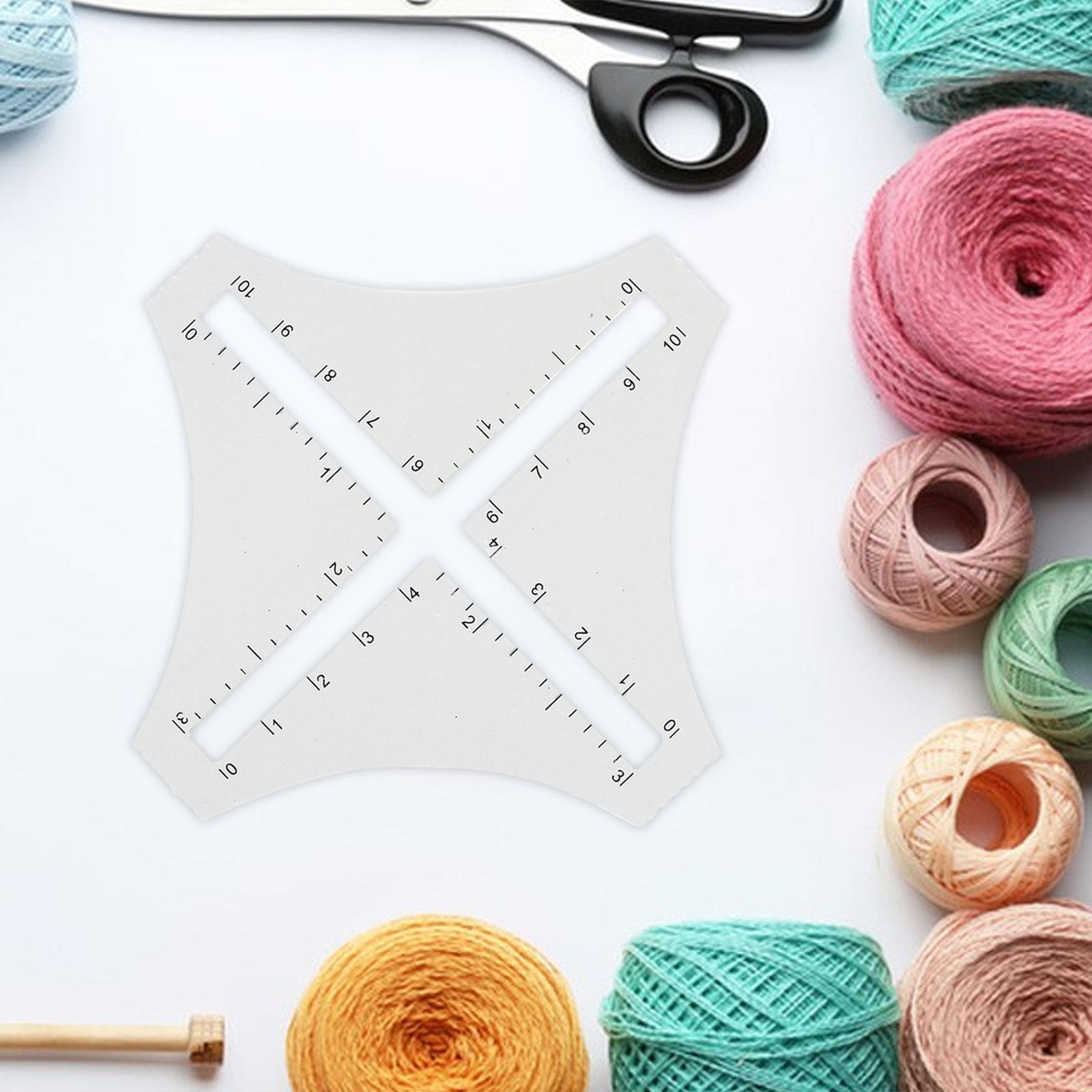 ไม้บรรทัดวัดความหนาแน่นของผ้าถ - Sewing Gauge Ruler บทวิจารณ์และราคา
