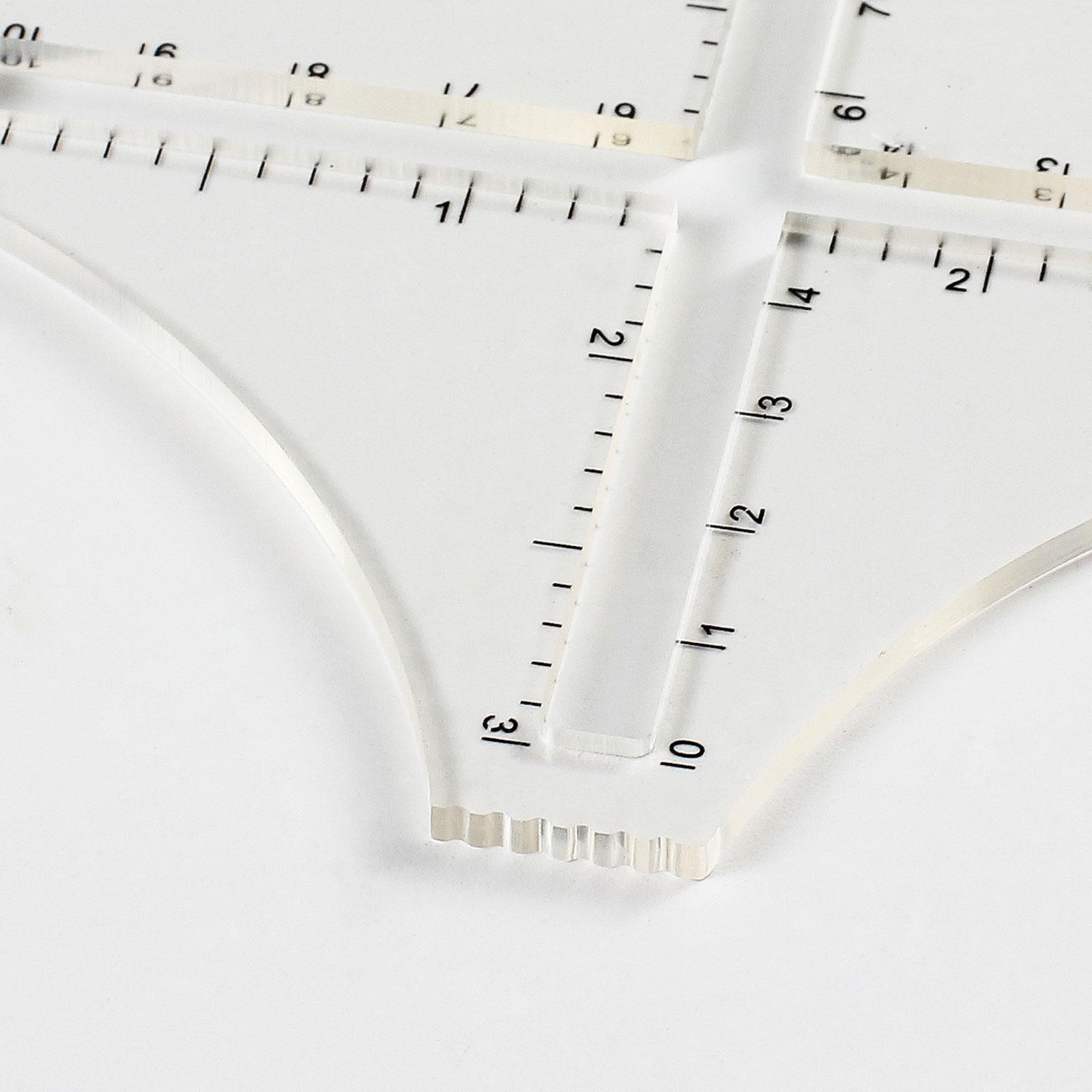 ไม้บรรทัดวัดความหนาแน่นของผ้าถ - Sewing Gauge Ruler บทวิจารณ์และราคา