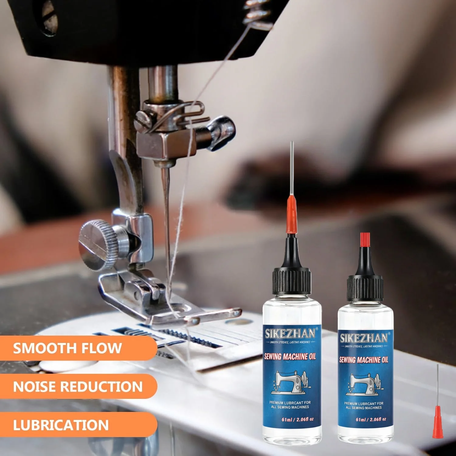 น้ำมันหล่อลื่นสำหรับจักรเย็บผ้ - Textile Sewing Machine บทวิจารณ์และราคา